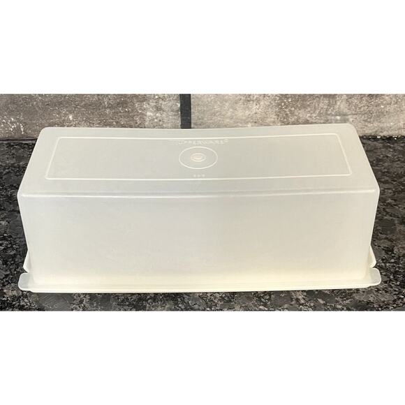 Vintage Tupperware Velveeta Cheese Keeper Butter Cracker Container #518-1 #519-2 - Picture 1 of 8
